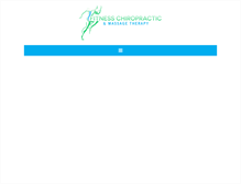 Tablet Screenshot of fitnesschiropractic.net